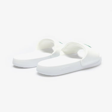  Lacoste Serve Slide 1.0 Erkek Beyaz Terlik