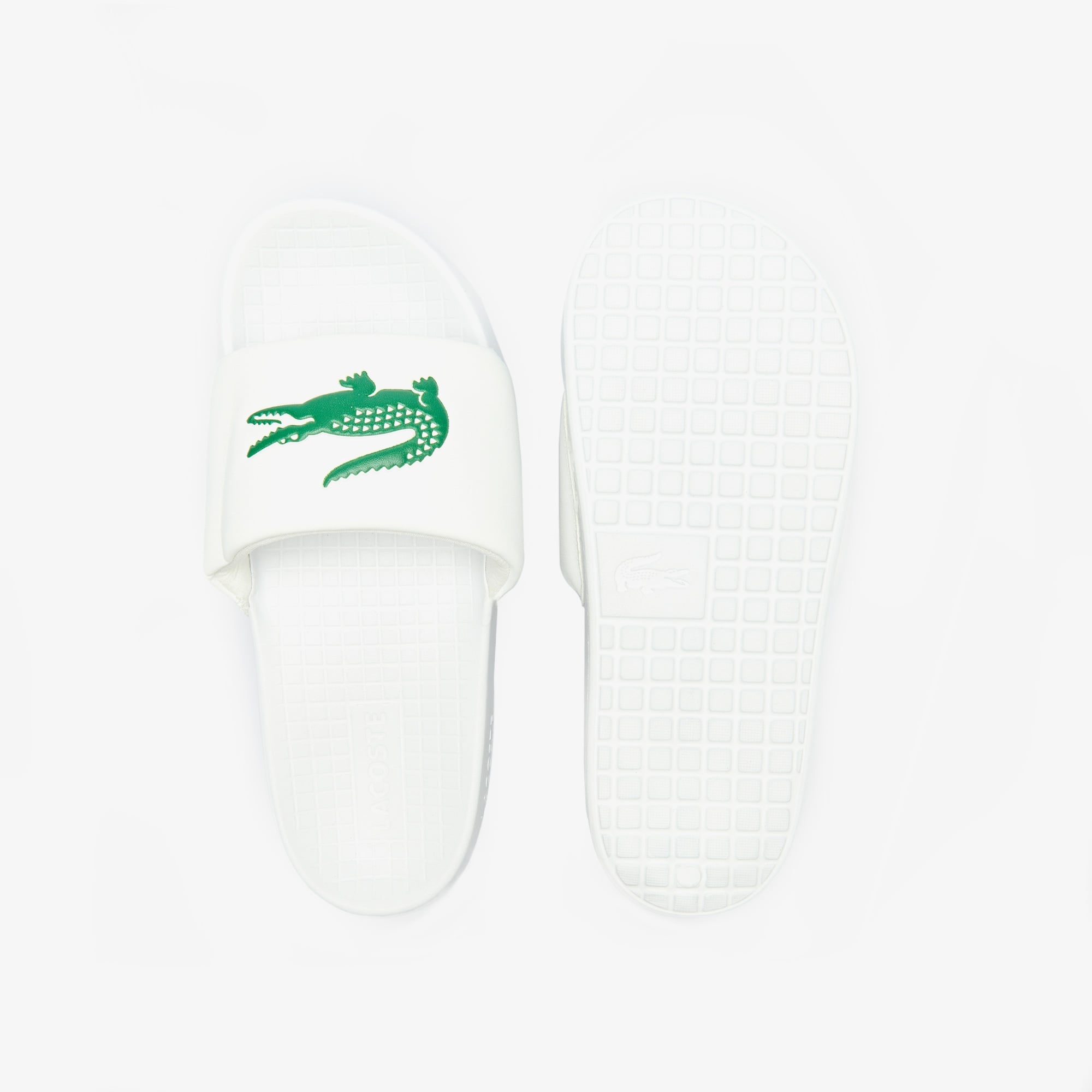 Lacoste Serve Slide 1.0 Erkek Beyaz Terlik