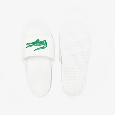 Lacoste Serve Slide 1.0 Erkek Beyaz Terlik