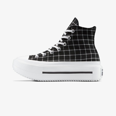  Converse Chuck Taylor All Star Lift Double Stack Unisex Siyah Sneaker