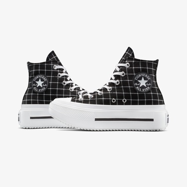  Converse Chuck Taylor All Star Lift Double Stack Unisex Siyah Sneaker