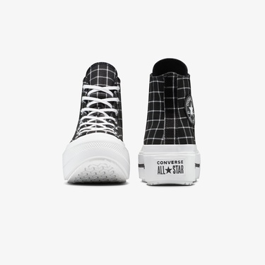  Converse Chuck Taylor All Star Lift Double Stack Unisex Siyah Sneaker