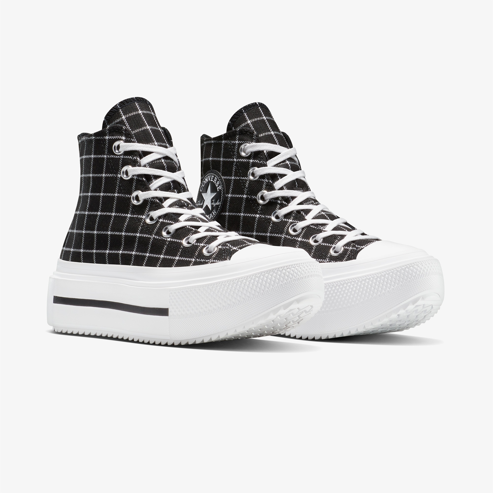 Converse Chuck Taylor All Star Lift Double Stack Unisex Siyah Sneaker