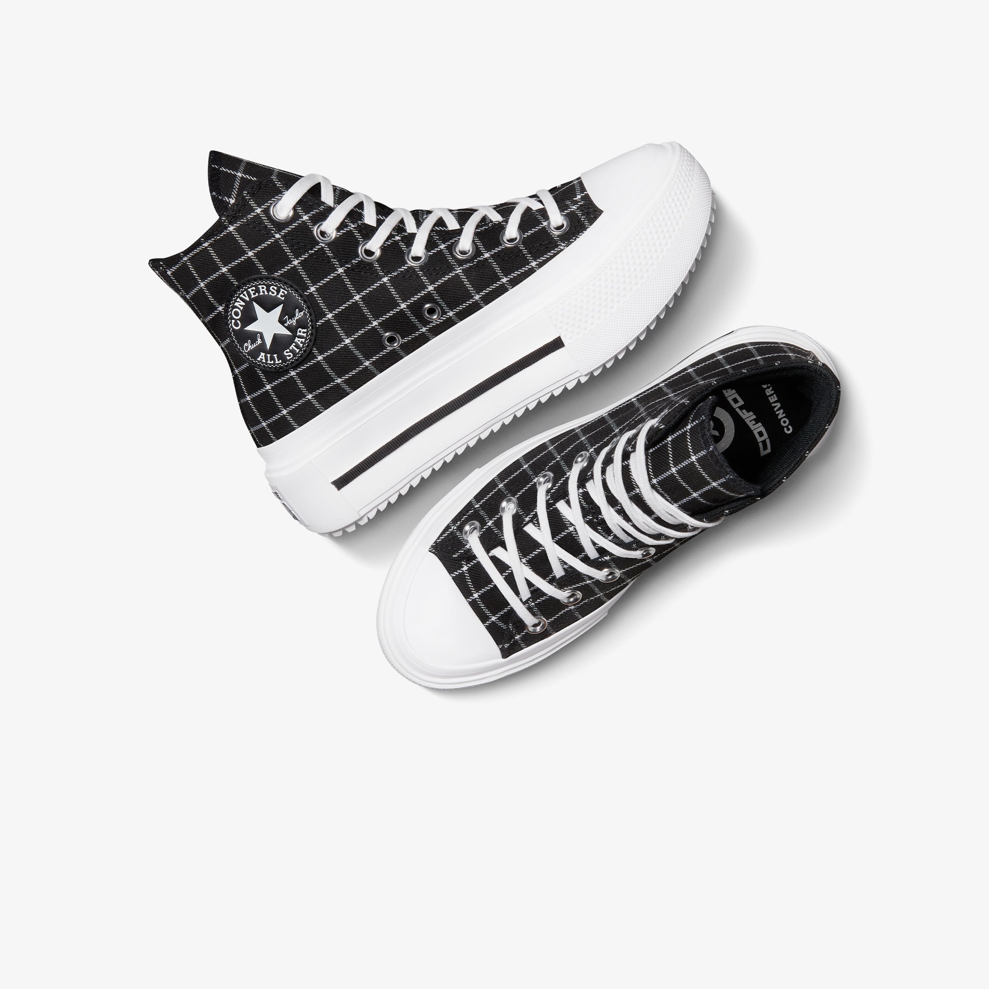 Converse Converse Chuck Taylor All Star Lift Double Stack Unisex Siyah Sneaker | FashFed Siyah - 6. görsel