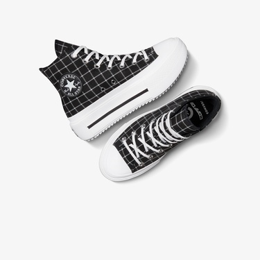  Converse Chuck Taylor All Star Lift Double Stack Unisex Siyah Sneaker