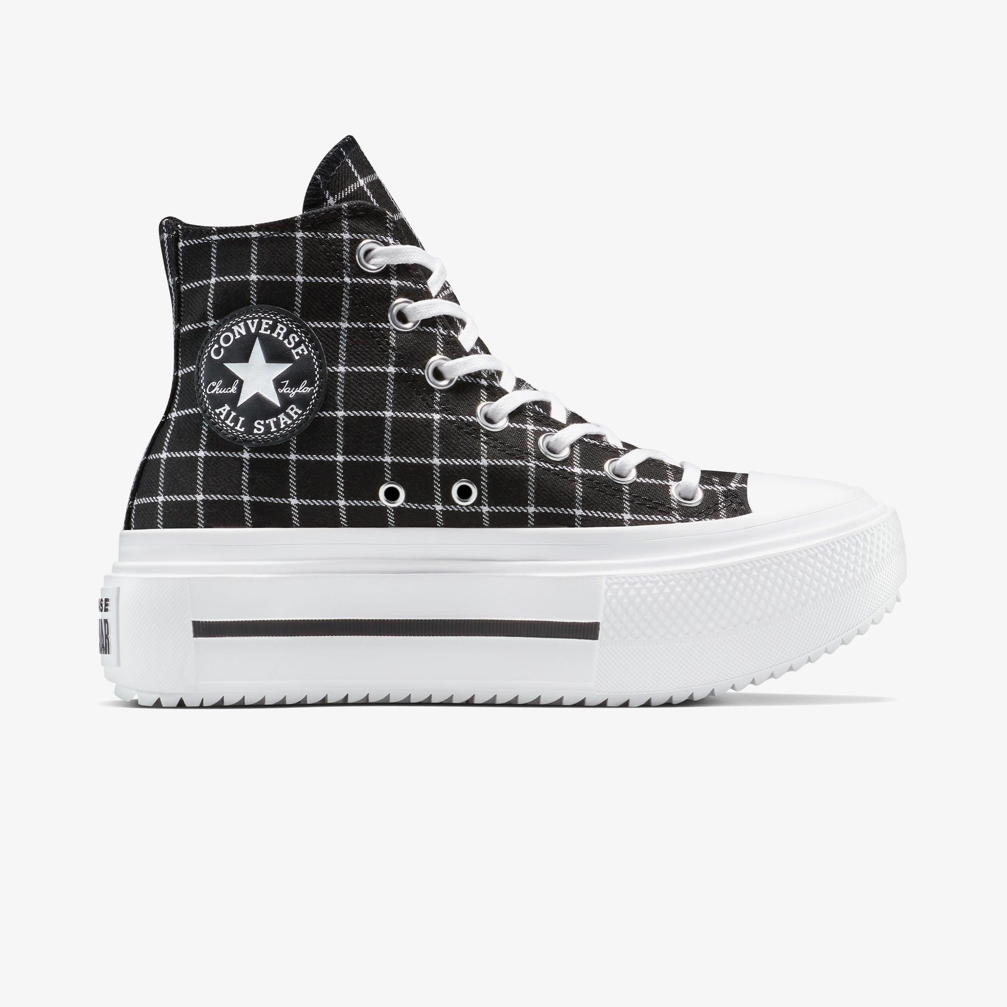 Converse Converse Chuck Taylor All Star Lift Double Stack Unisex Siyah Sneaker | FashFed Siyah - 2. görsel