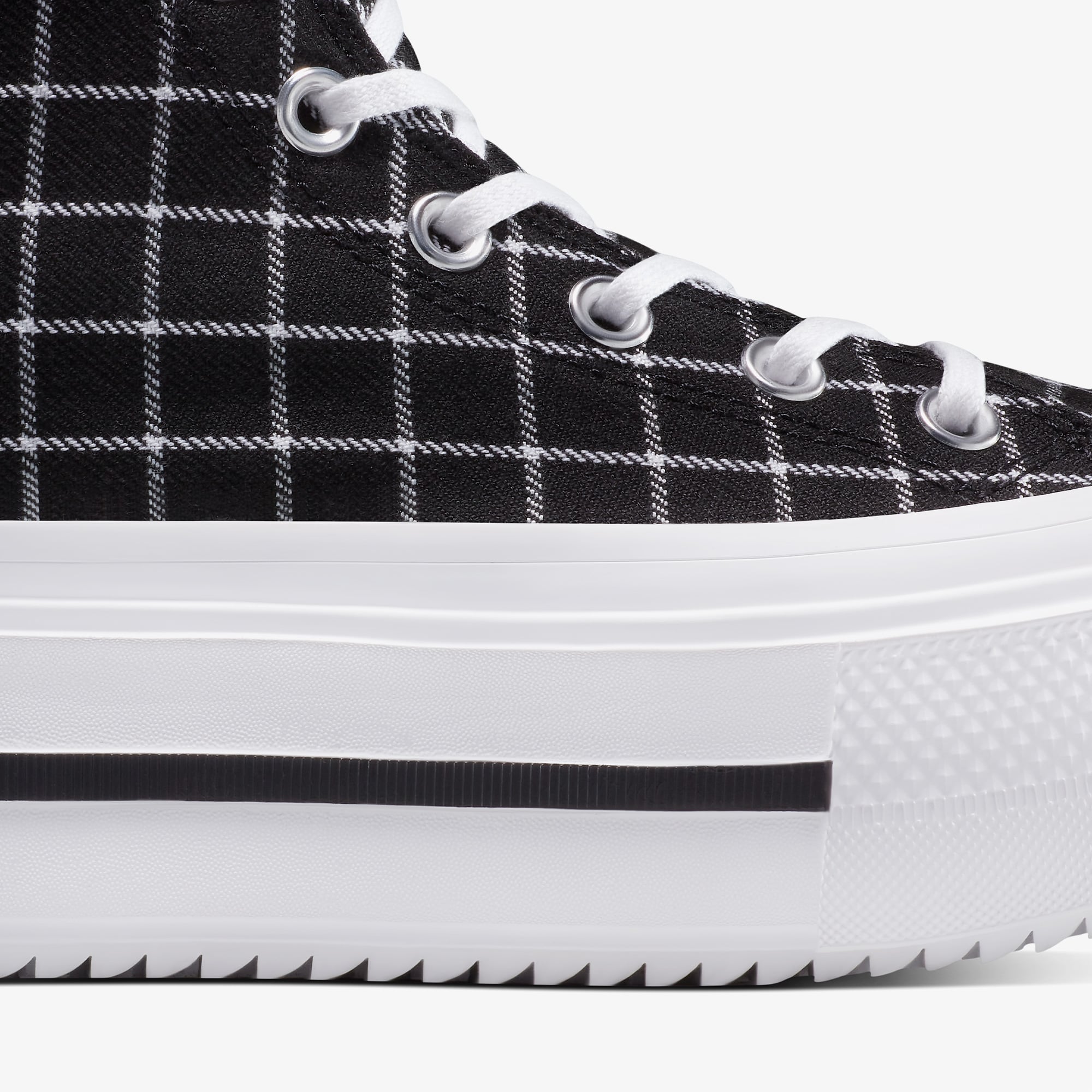 Converse Converse Chuck Taylor All Star Lift Double Stack Unisex Siyah Sneaker | FashFed Siyah - 9. görsel