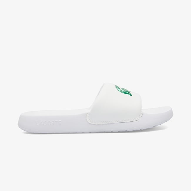  Lacoste Serve Slide Kadın Beyaz Terlik