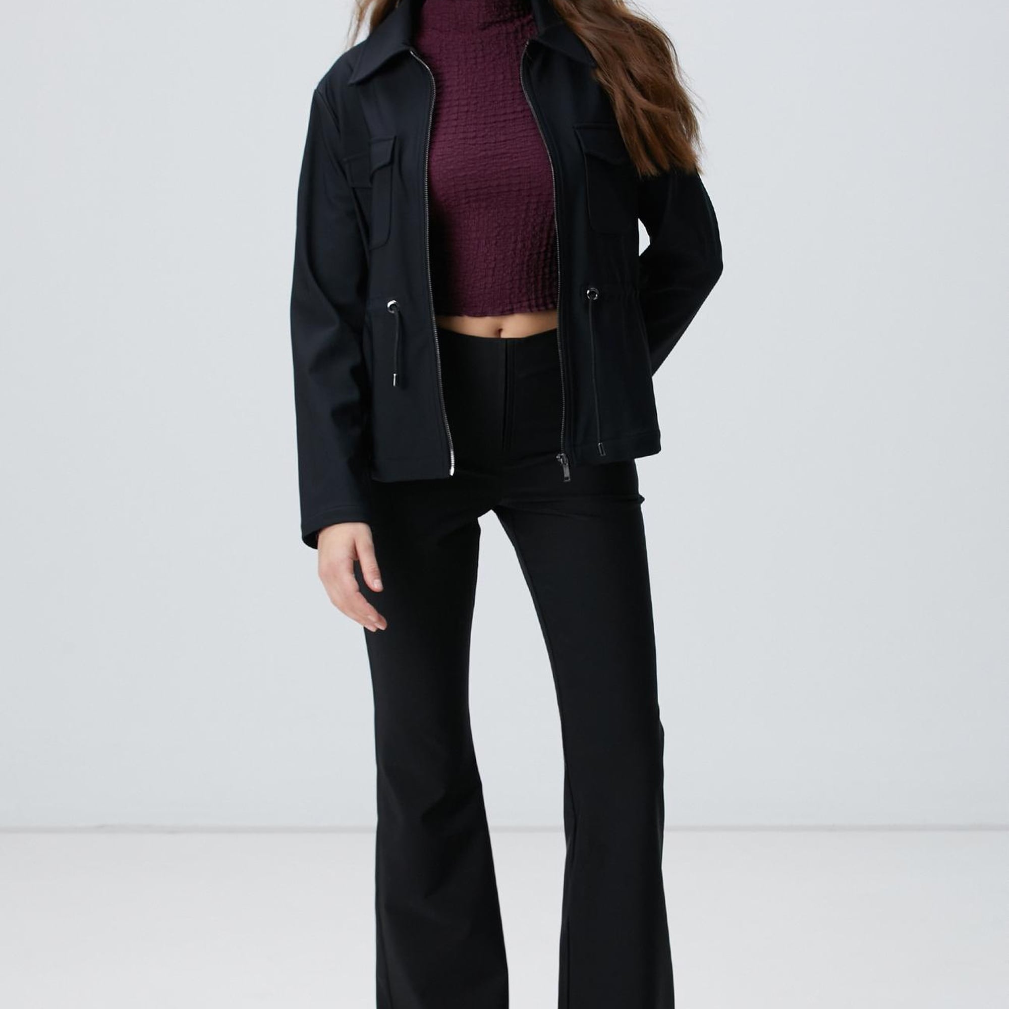 Network Kadın N-Tech Mor Bluz