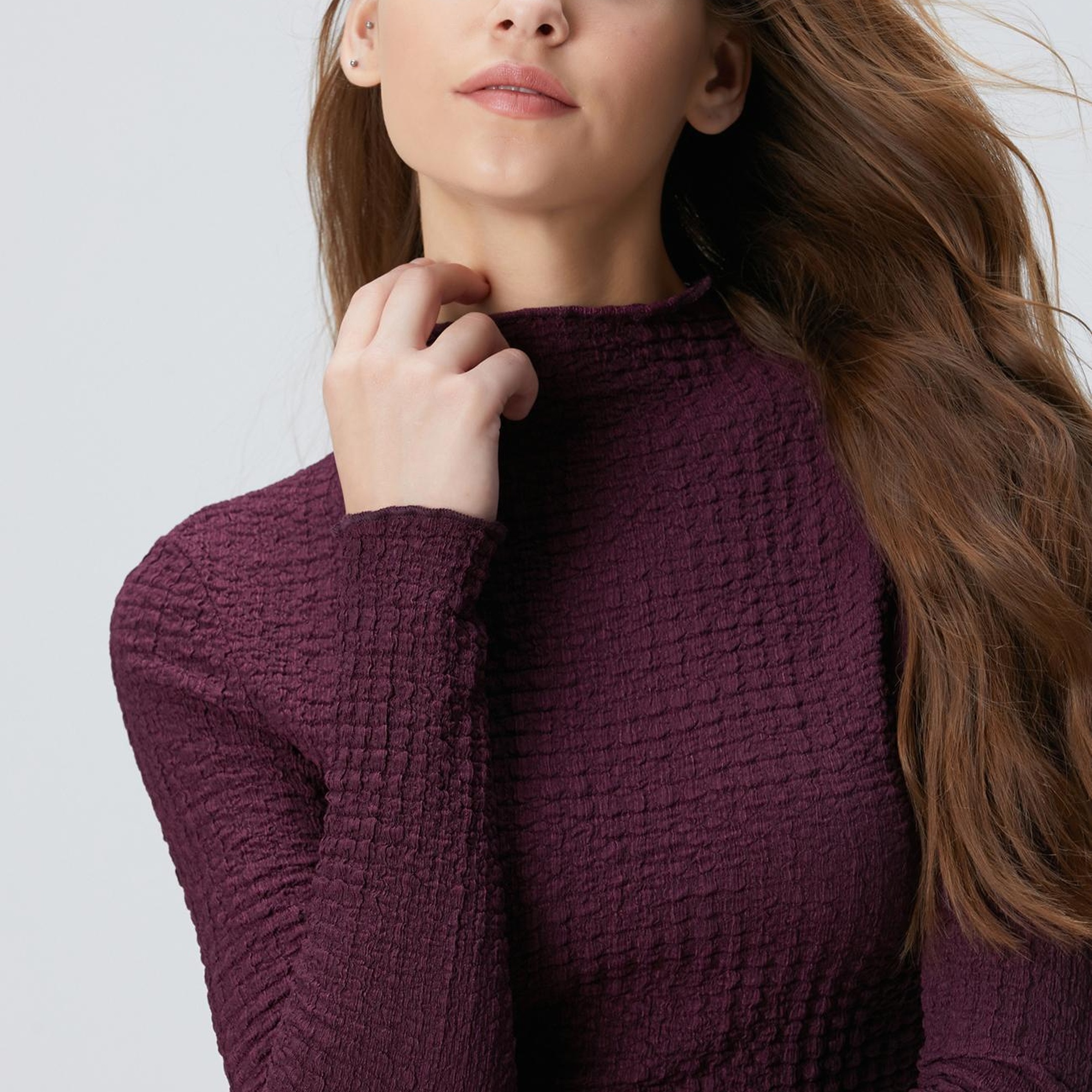 Network Kadın N-Tech Mor Bluz