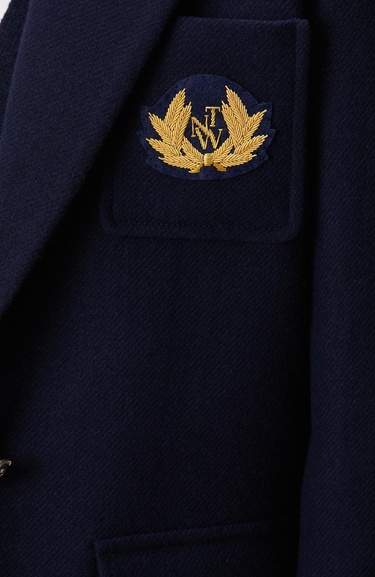  Network Kadın Lacivert Yün Karışımlı Ceket