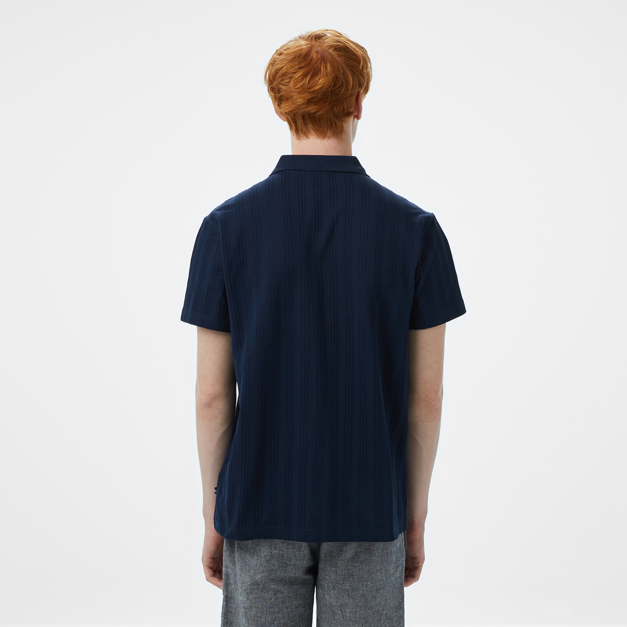 Nautica Erkek Lacivert Classic Fit Polo