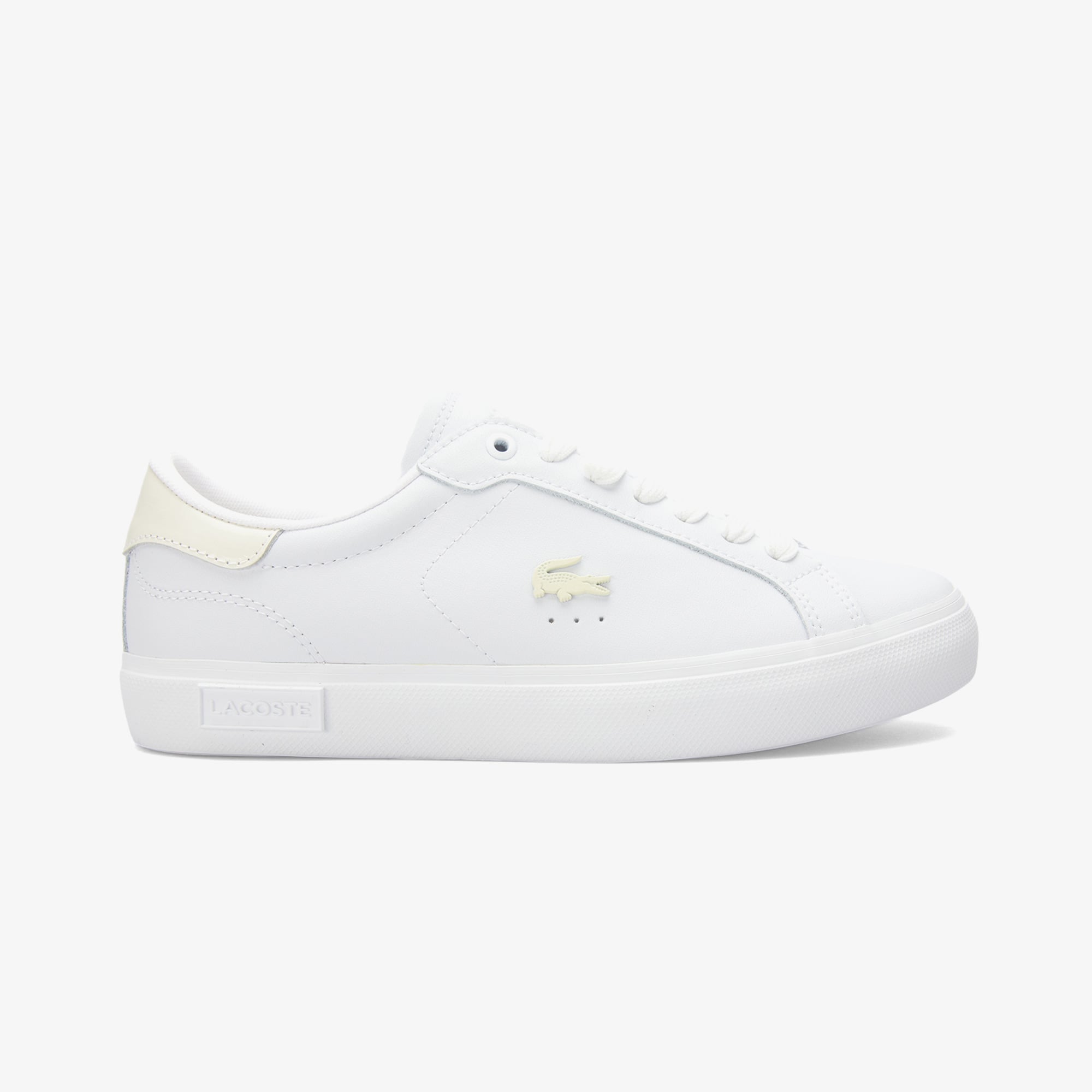  Lacoste Powercourt Kadın Beyaz Sneaker