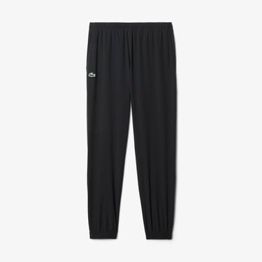  Lacoste Tennis x Novak Djokovic Erkek Regular Fit Fermuarlı Siyah Eşofman Takımı