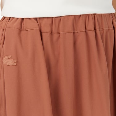  Lacoste Kadın Flare Fit Kahverengi Etek