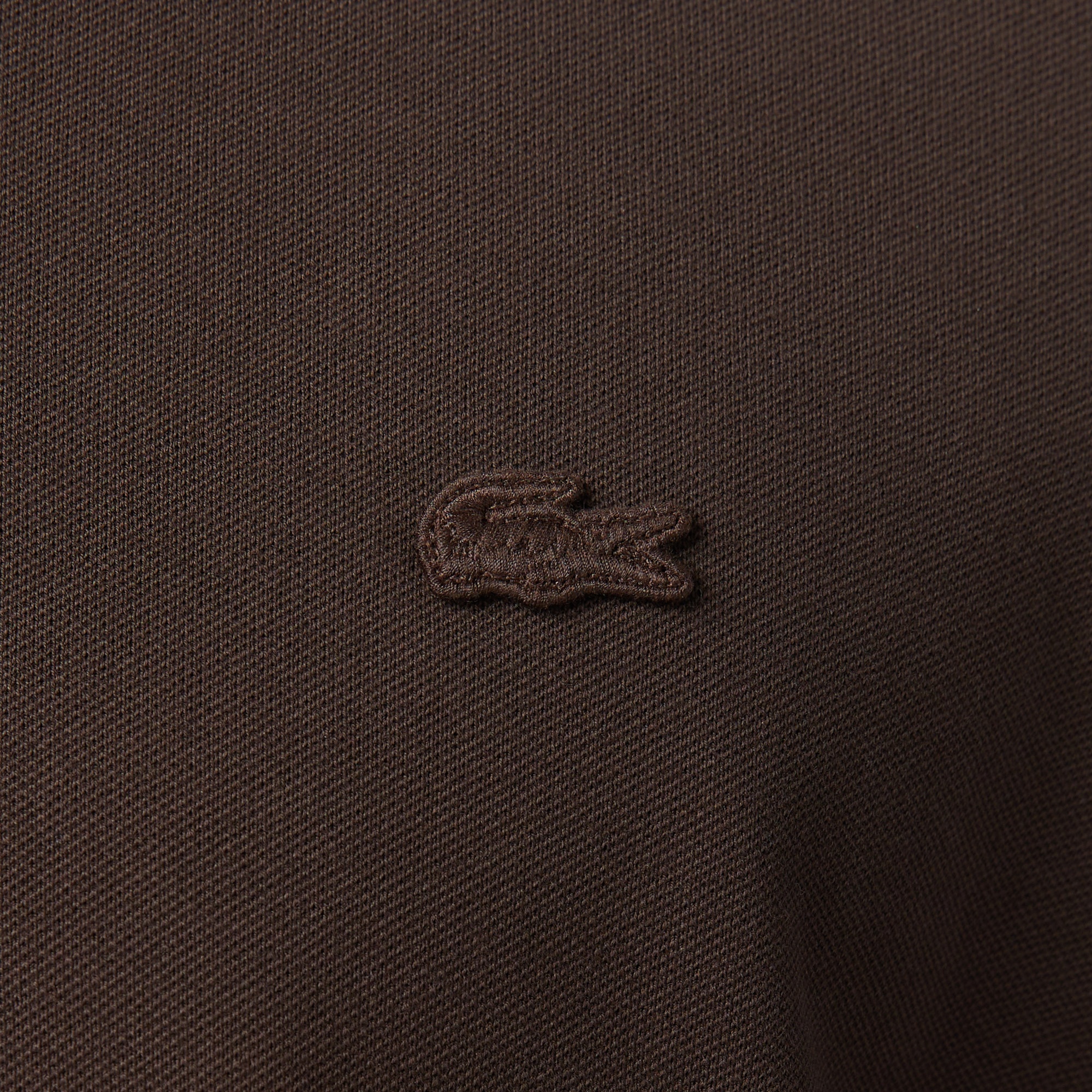 Lacoste Paris Erkek Regular Fit Uzun Kollu Kahverengi Polo