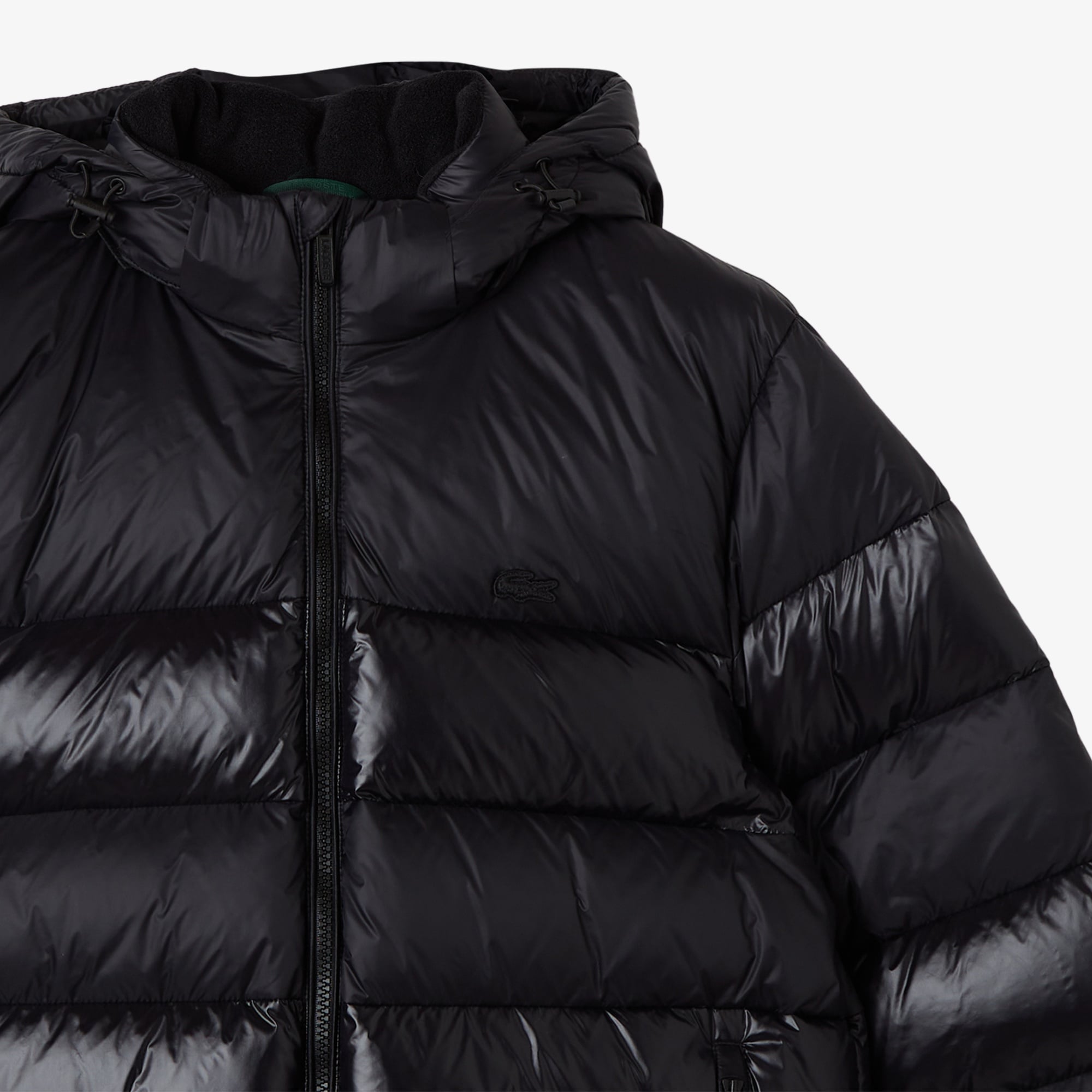 Erkek Relaxed Fit Kapüşonlu Siyah Mont