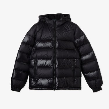  Lacoste Erkek Kapüşonlu Siyah Mont