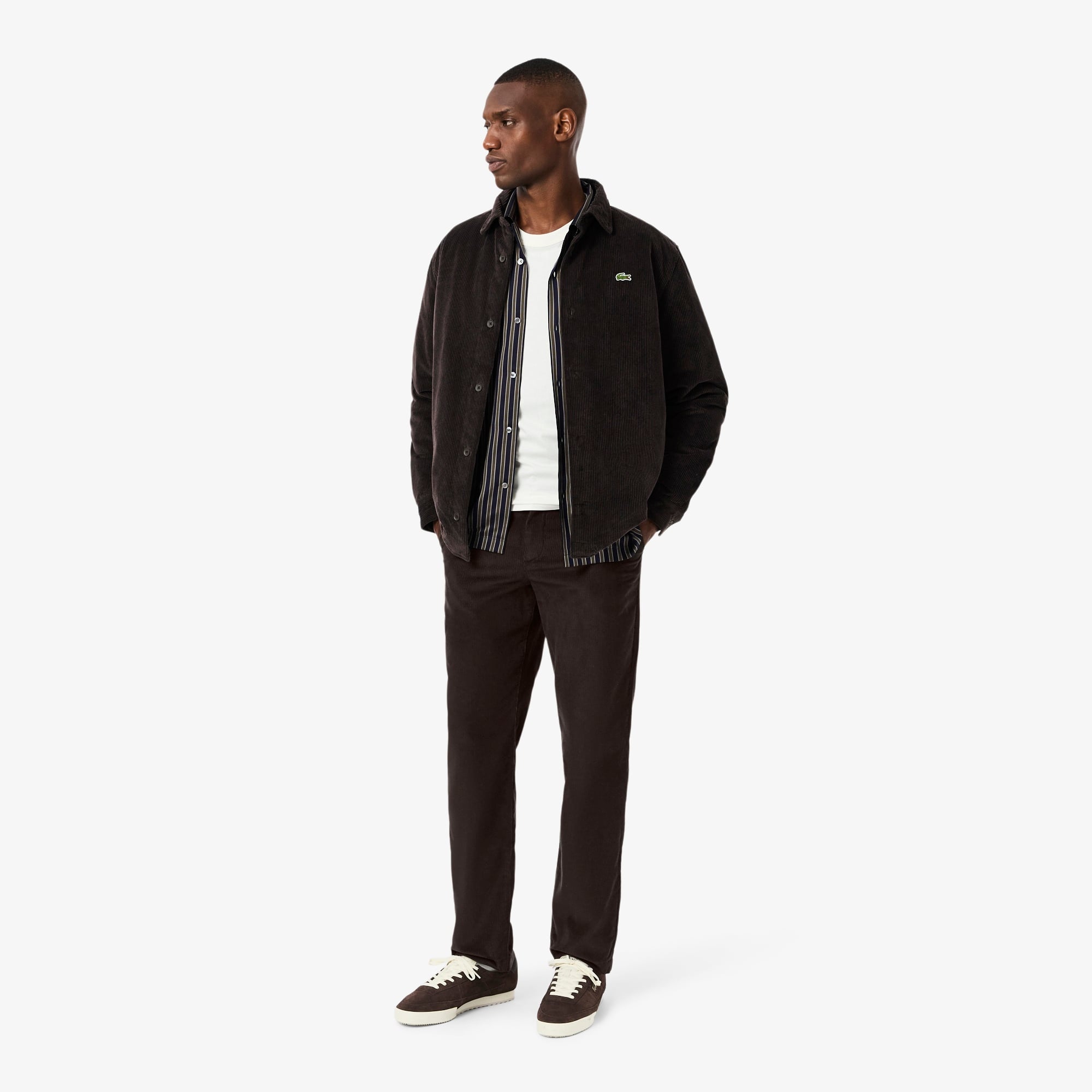 Lacoste Erkek Regular Fit Chino Kahverengi Pantolon