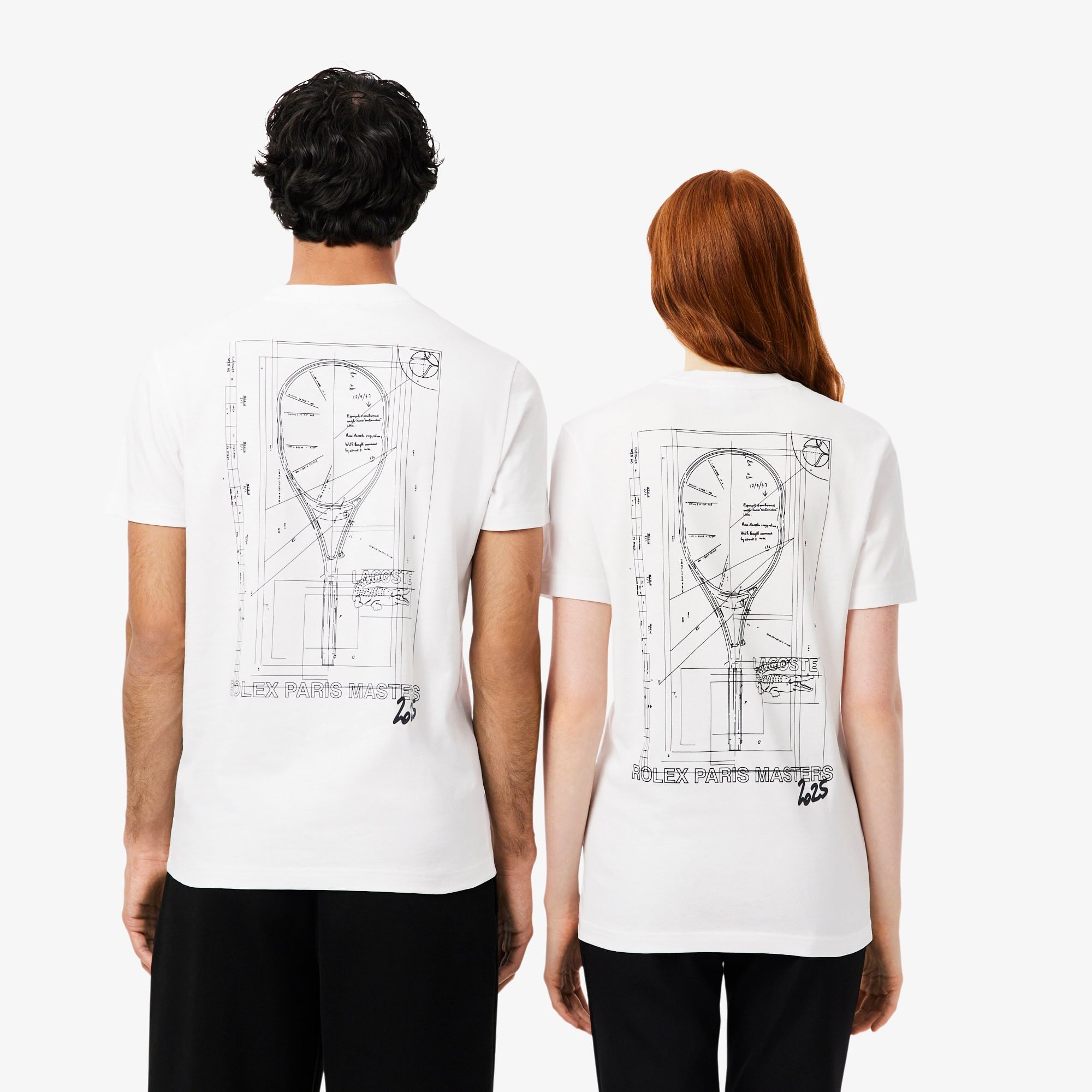 Rolex Paris Unisex Regular Fit Bisiklet Yaka Beyaz T-Shirt