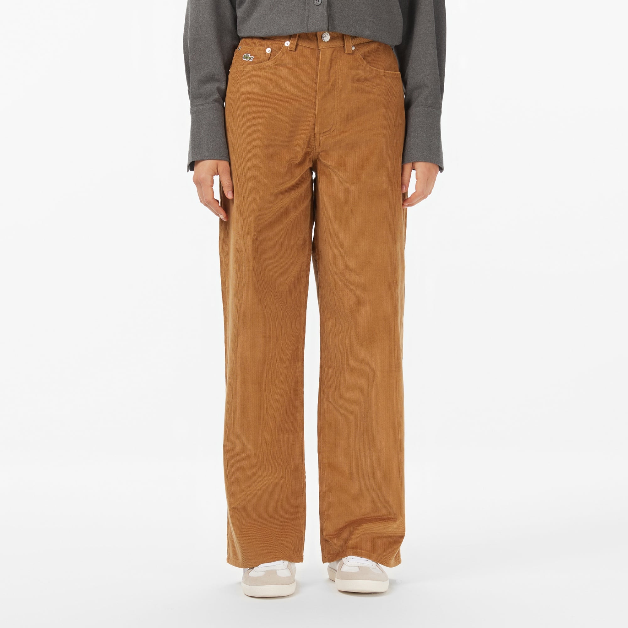 Kadın Wide Leg Kahverengi Pantolon