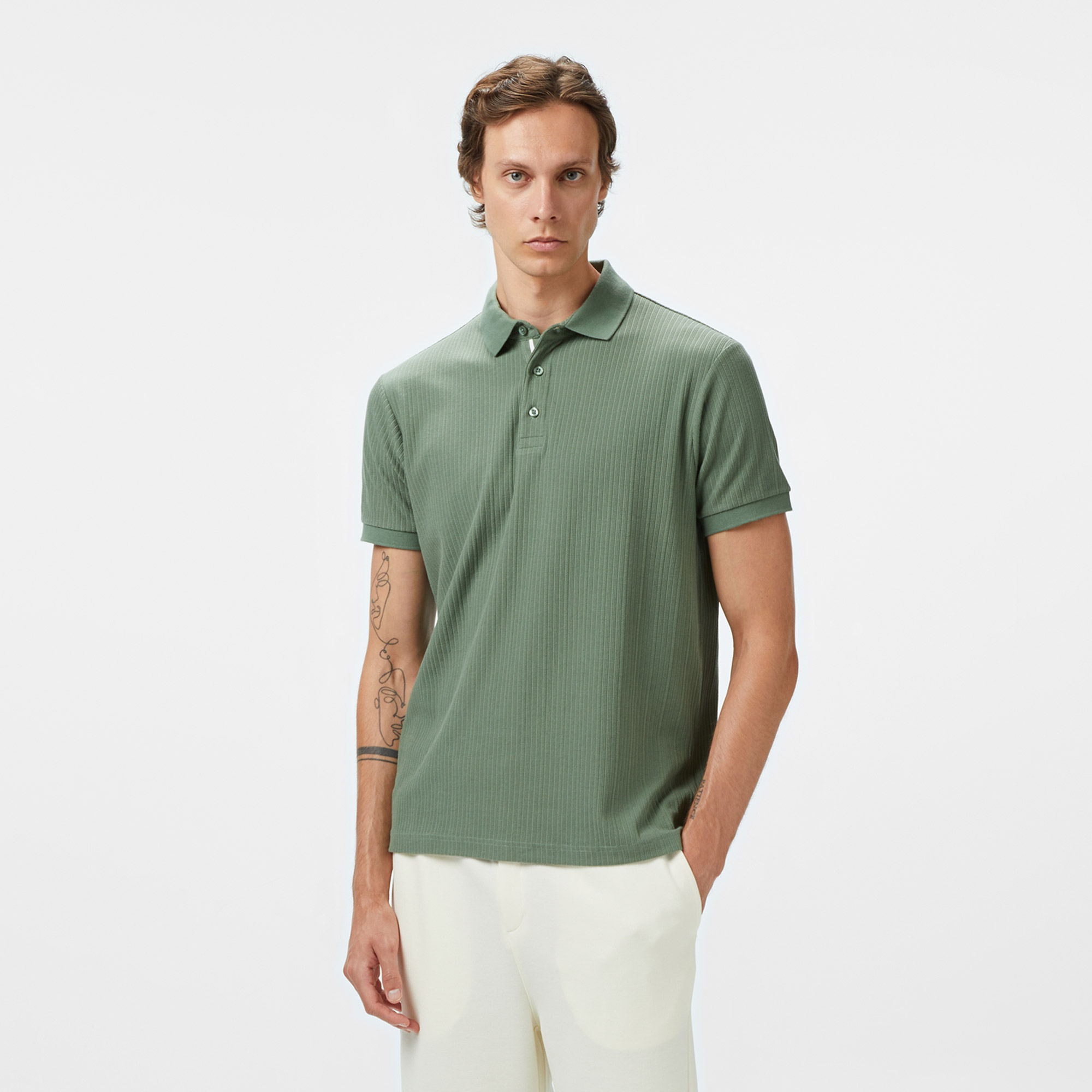  Nautica Erkek Yeşil Regular Fit Polo