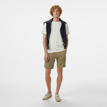  Nautica Erkek Ekru T-Shirt