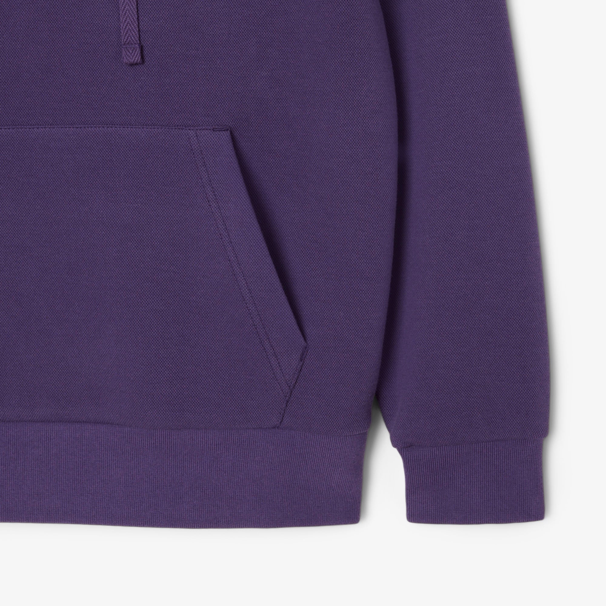 Lacoste Kadın Relaxed Fit Kapüşonlu Mor Sweatshirt