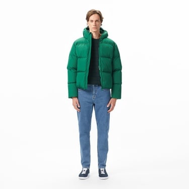  Lacoste Erkek Kapüşonlu Yeşil Mont