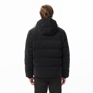  Lacoste Erkek Kapüşonlu Siyah Mont