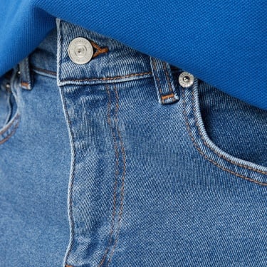  Lacoste Erkek Regular Fit Mavi Jean Pantolon