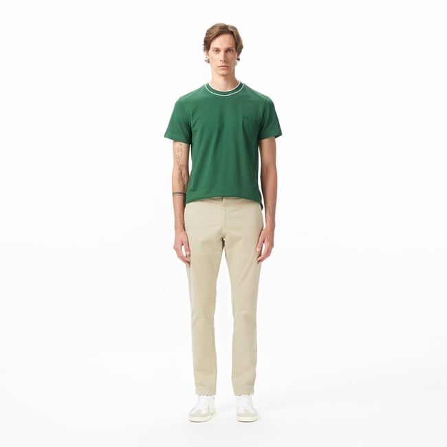  Lacoste Erkek Slim Fit Kahverengi Chino Pantolon