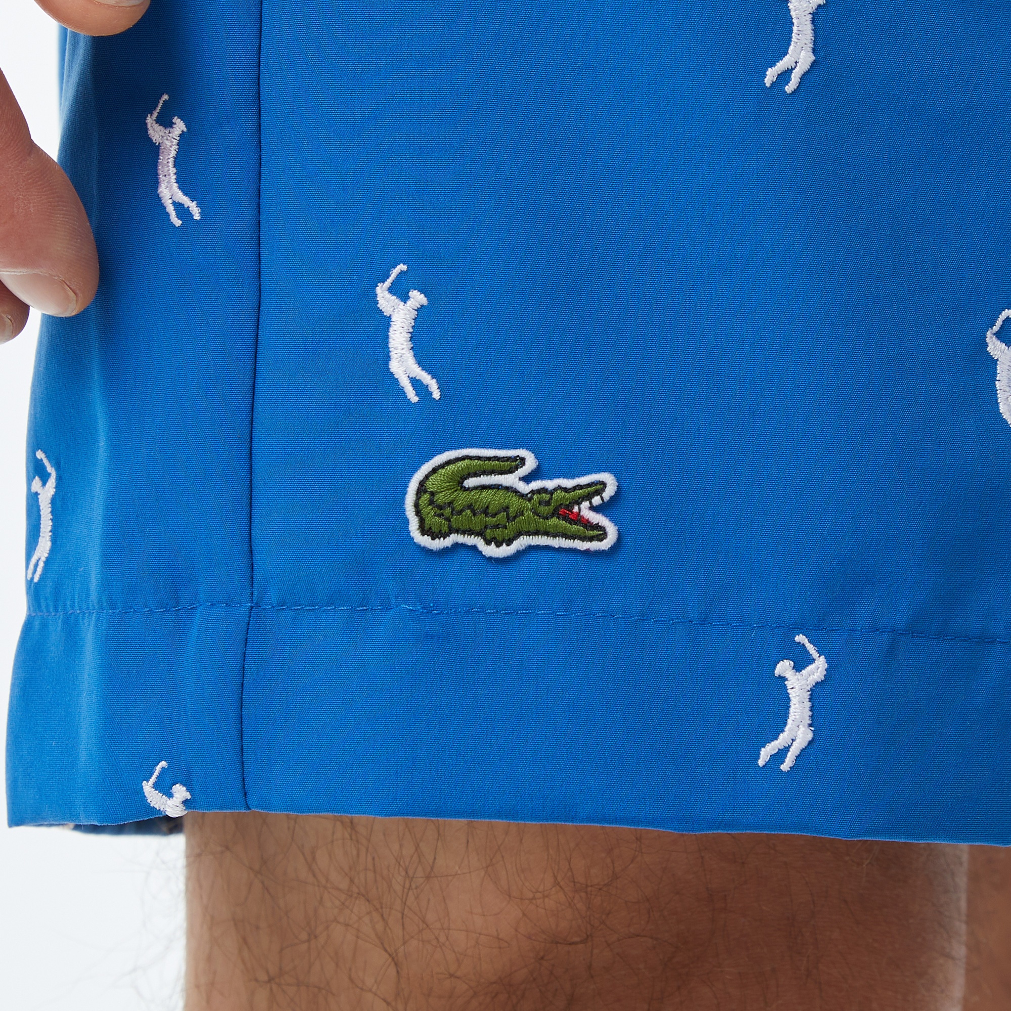 Erkek Regular Fit Desenli Lacivert Mayo