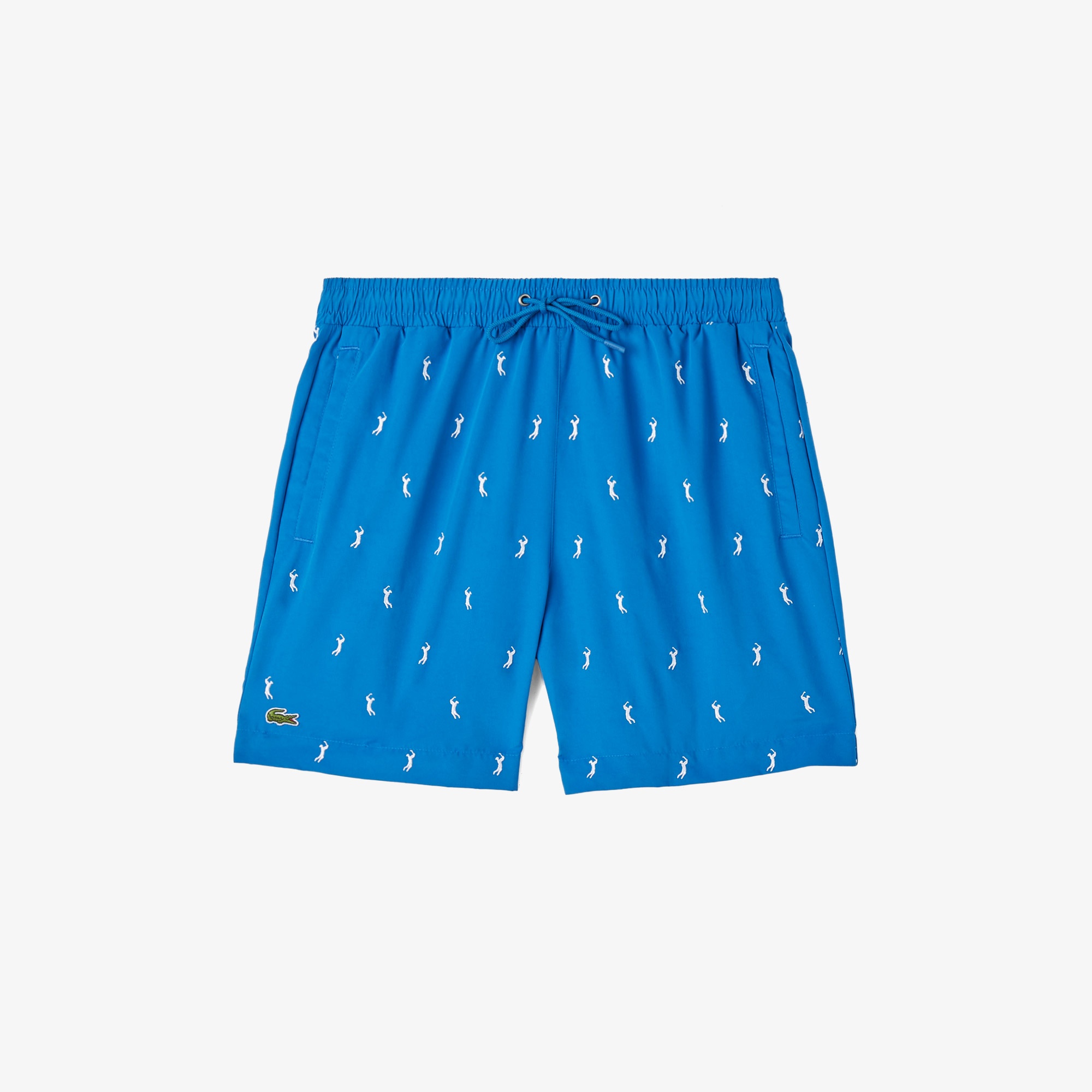 Erkek Regular Fit Desenli Lacivert Mayo