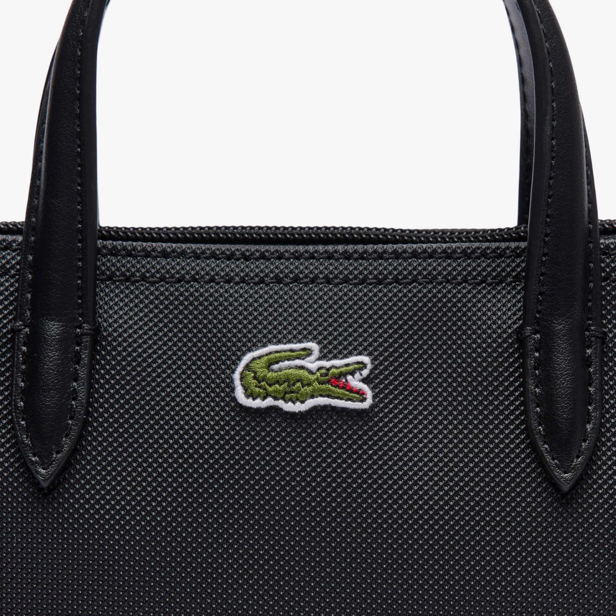 Lacoste L.12.12 Kadın Siyah Postacı Çantası