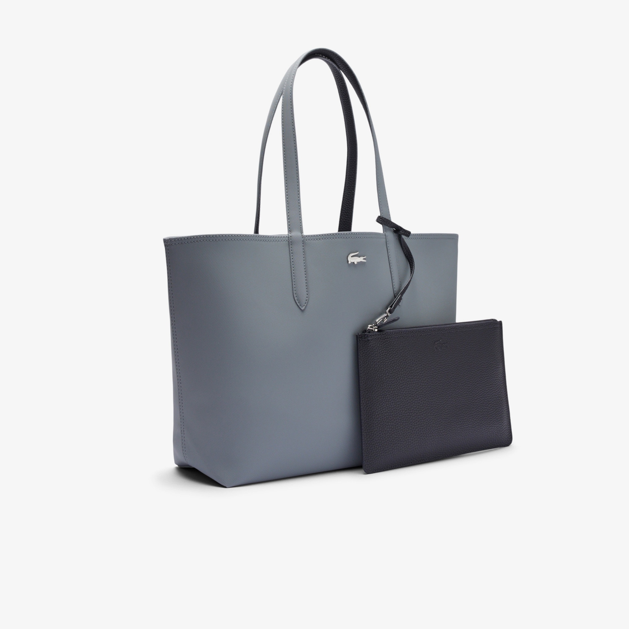 Lacoste Anna Kadın Çift Taraflı Açık Gri Omuz Çantası