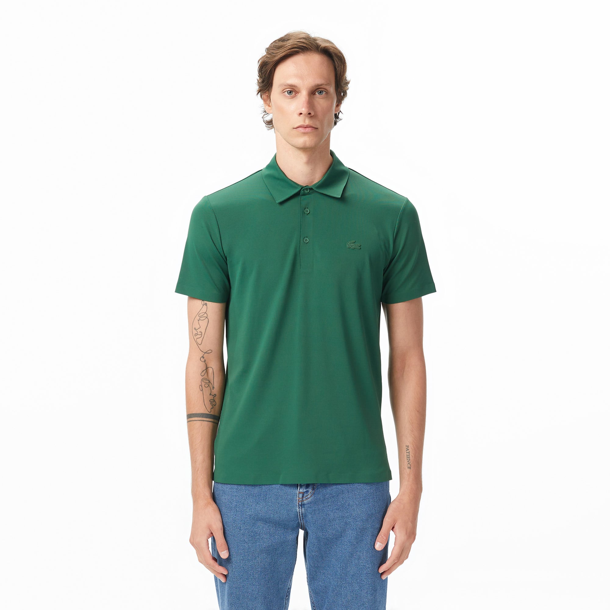  Lacoste Erkek Regular Fit Yeşil Polo