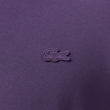  Lacoste Paris Erkek Regular Fit Mor Polo