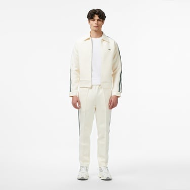  Lacoste Erkek Regular Fit Fermuarlı Krem Sweatshirt