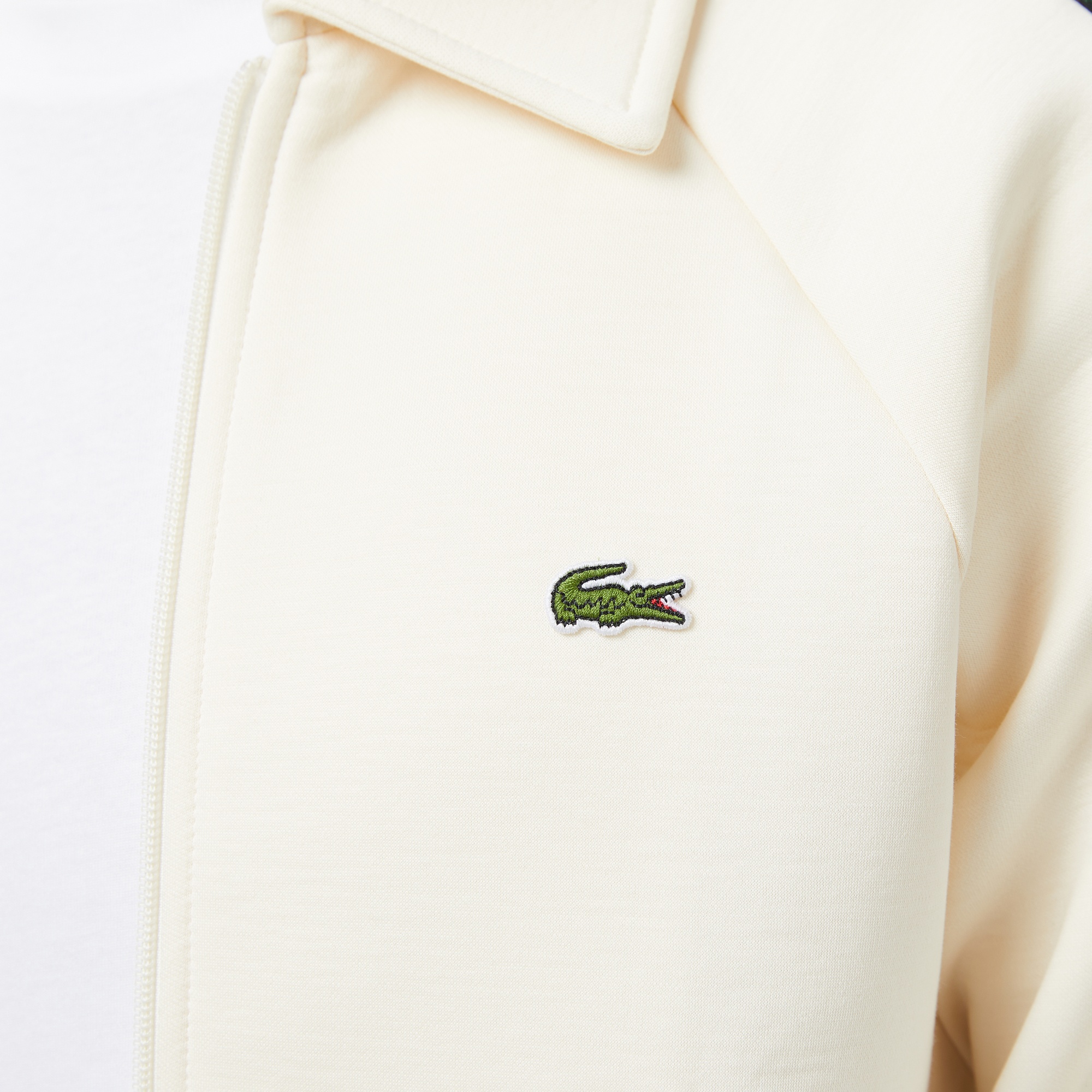 Lacoste Erkek Regular Fit Fermuarlı Krem Sweatshirt