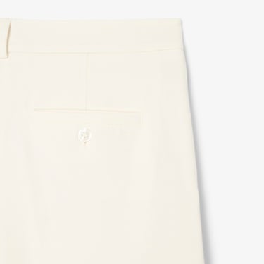  Lacoste Kadın Oversize Fit Krem Pantolon