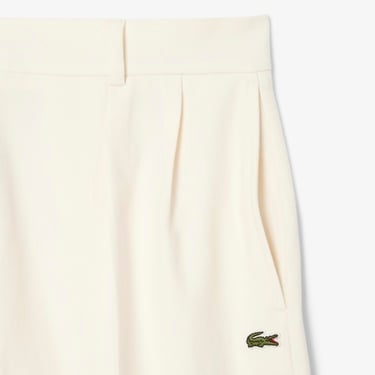  Lacoste Kadın Oversize Fit Krem Pantolon
