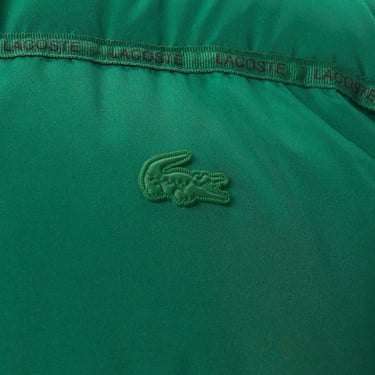  Lacoste Erkek Kapüşonlu Yeşil Mont