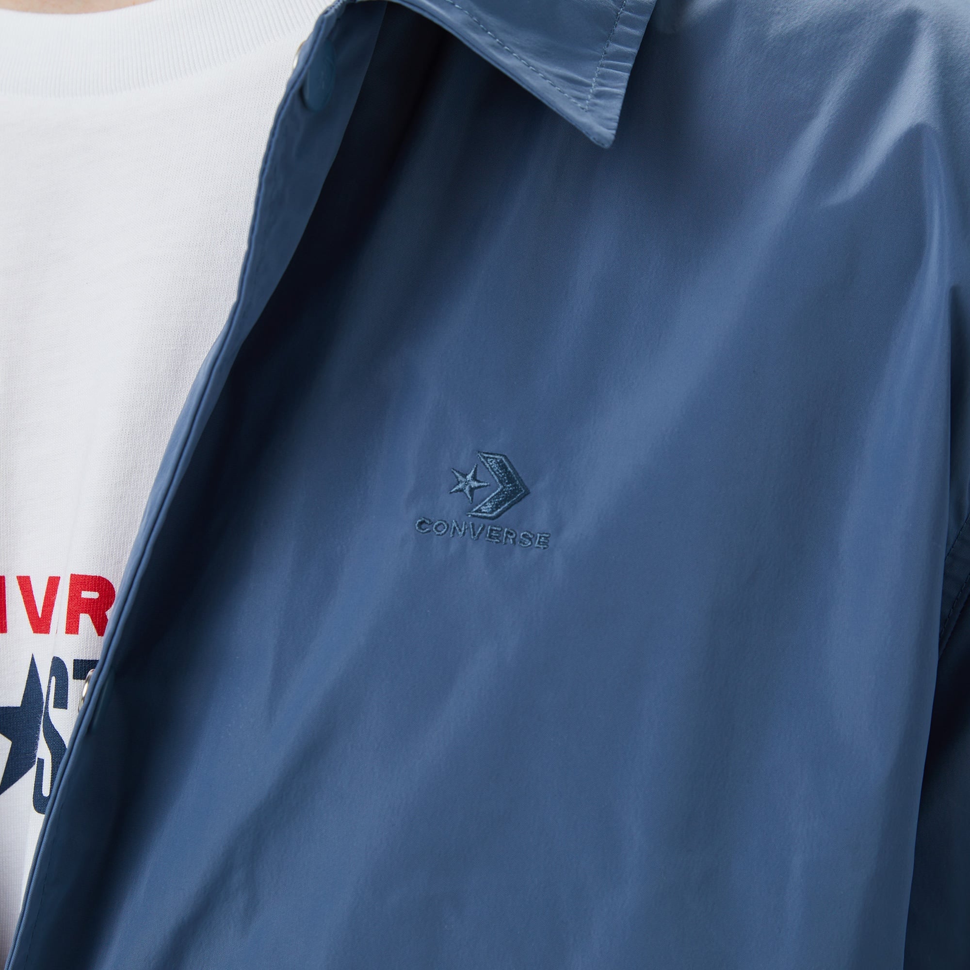 Converse Go-To Unisex Mavi Yağmurluk