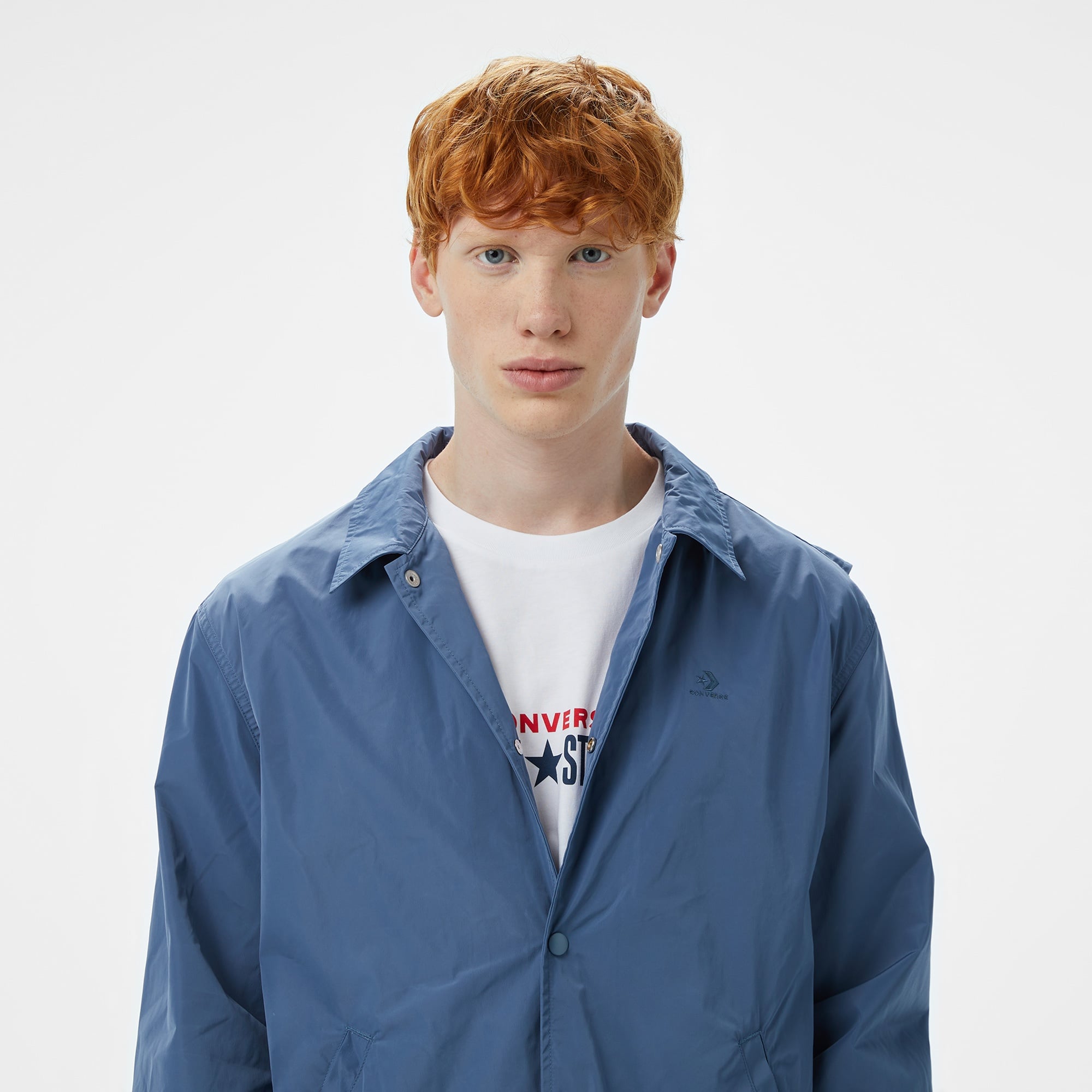 Converse Go-To Unisex Mavi Yağmurluk