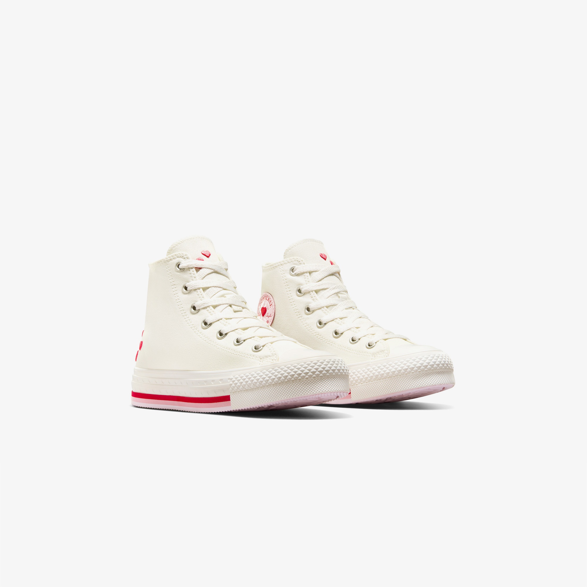 Converse Chuck Taylor All Star Valentine's Day Çocuk Beyaz Sneaker