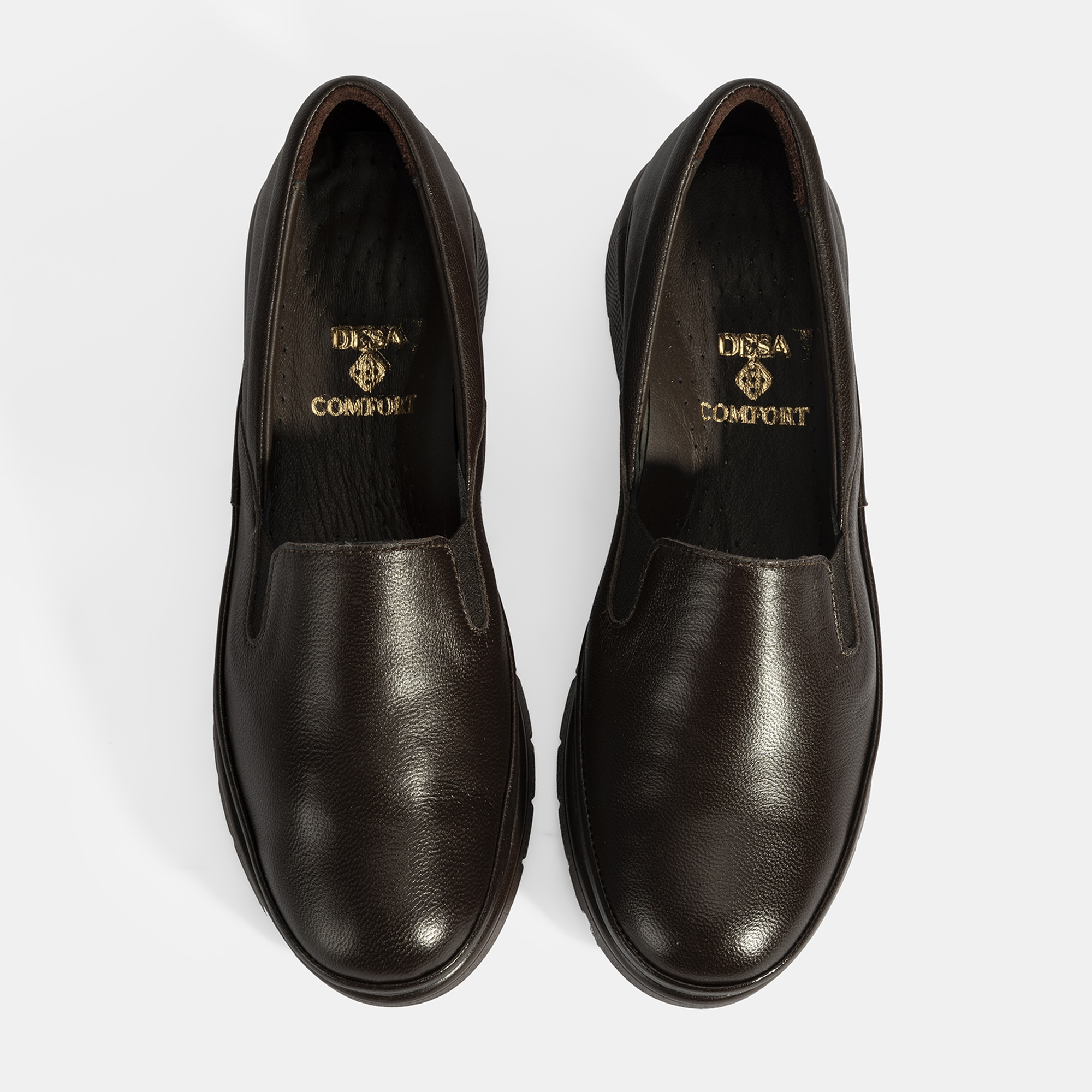 Kadın Kahve DesaComfort Deri Günlük Ayakkabı