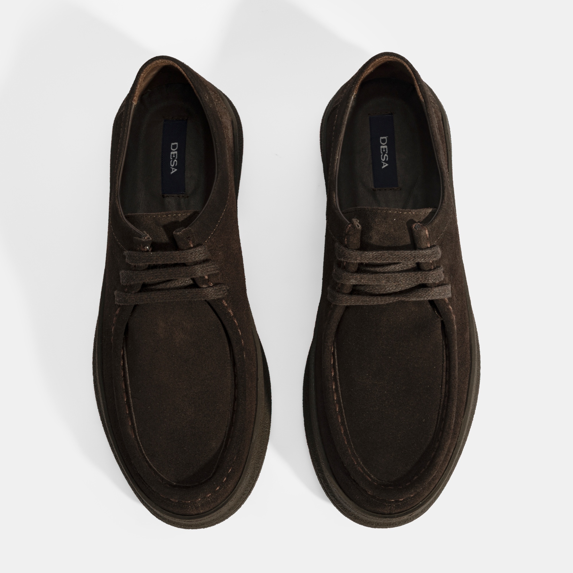 Erkek Kahve Bağcıklı Günlük Süet Ayakkabı