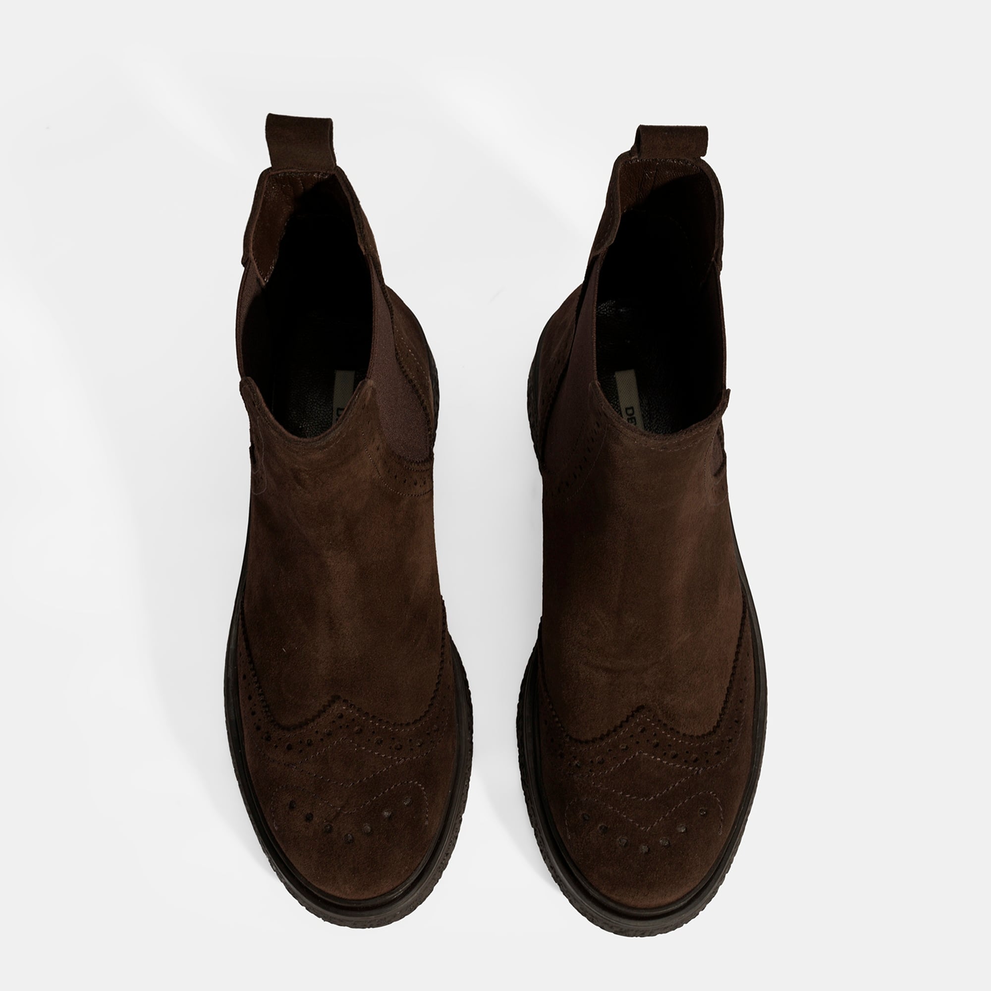 Kadın Kahve Lastikli Süet Chelsea Bot