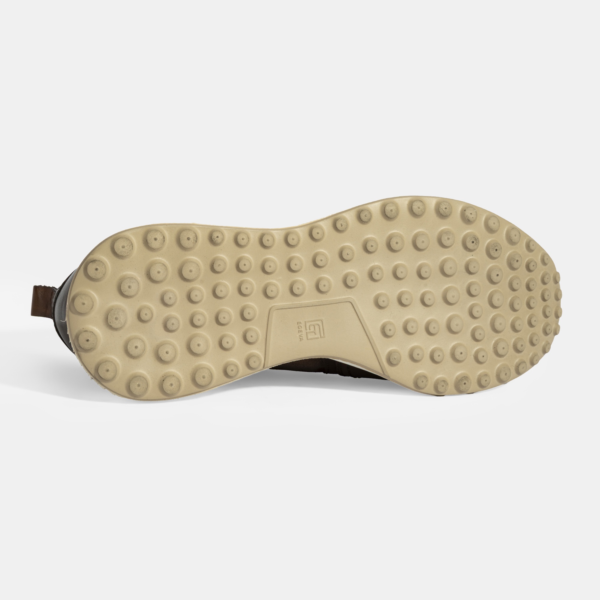 Erkek Kahve Bağcıklı Deri Spor Ayakkabı